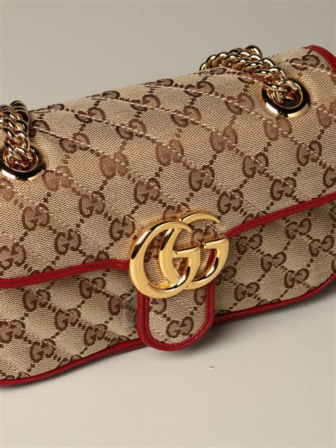 borsa gucci rossa oro 22 mila euro|Gucci Mini borsa a mano GG Milano.